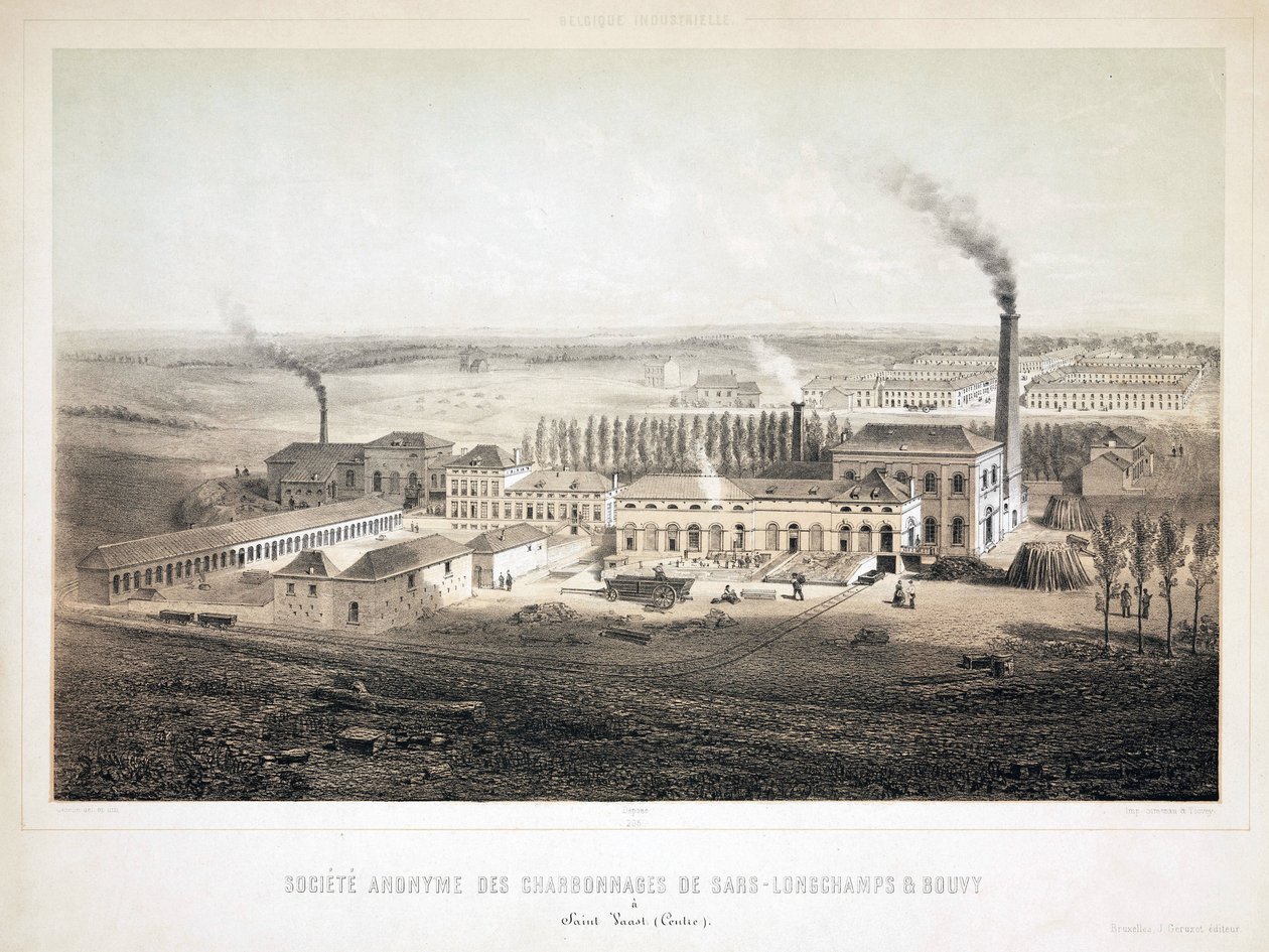Mining, Coal Sars Longchamps & Bouvy Coalmining Co Ltd, Bélgica de Unbekannt