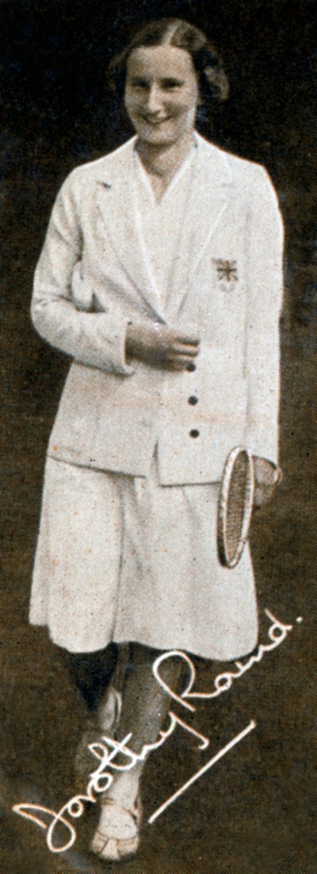 Miss Dorothy Round, campeã feminina de Wimbledon, 1934 de Unbekannt