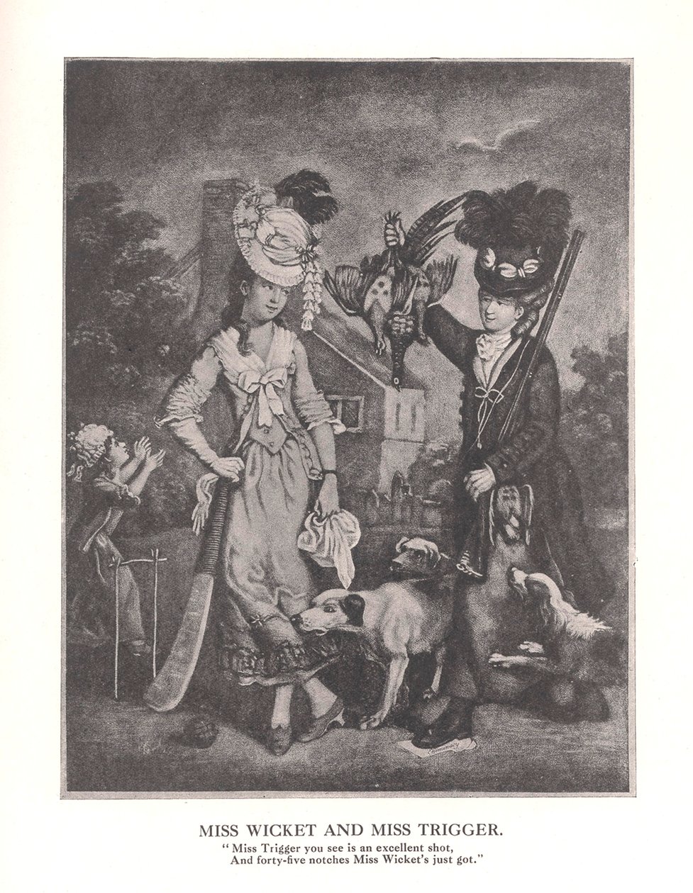 Senhorita Wicket e MissTrigger, c1778 1912 de Unbekannt