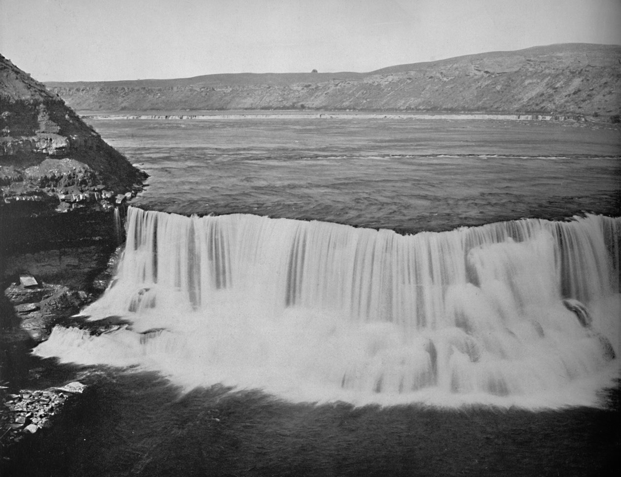 Rio Missouri, abaixo de Great Falls, Montana, c1897. de Unbekannt