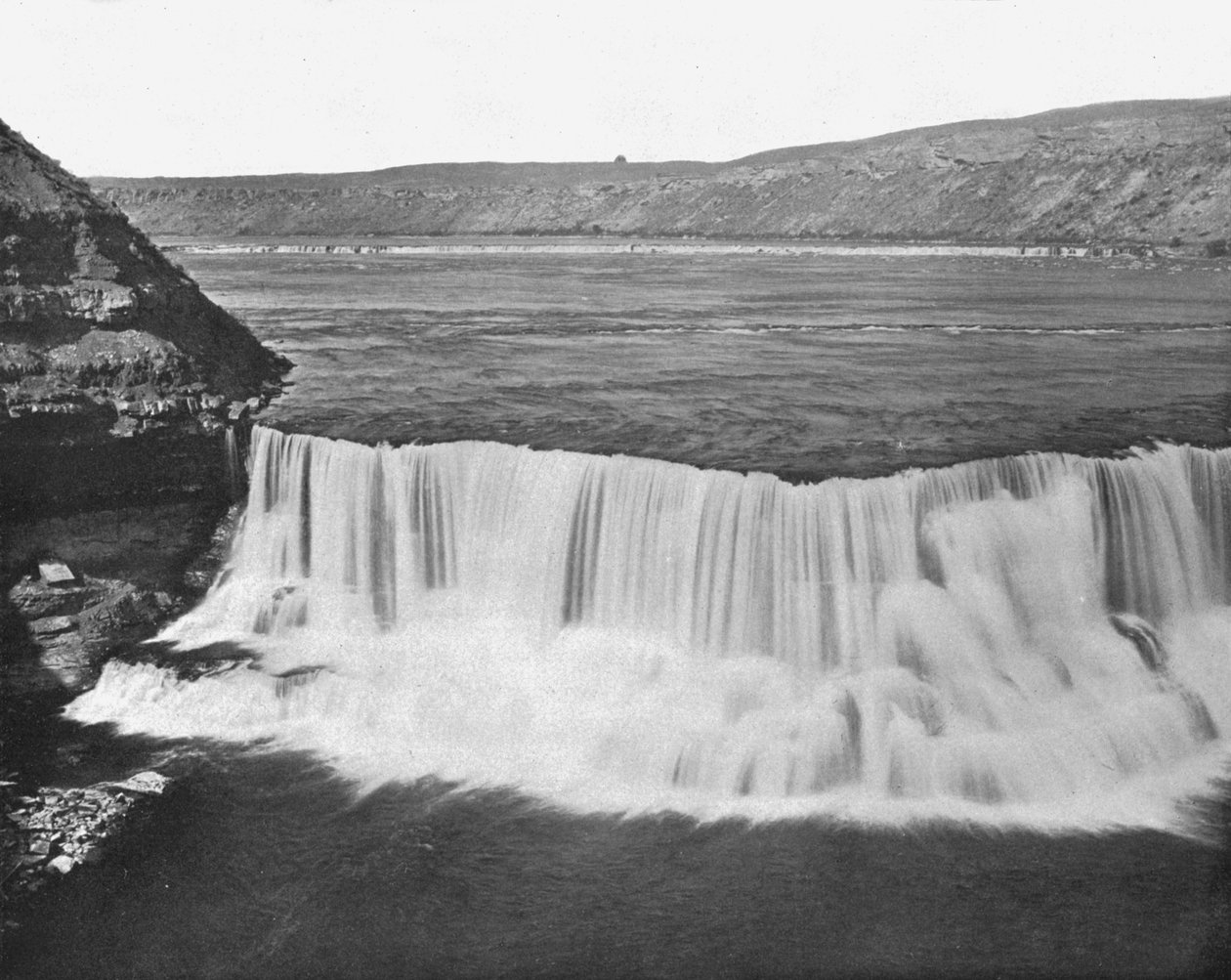 Rio Missouri perto de Great Falls, Montana, EUA, c1900. de Unbekannt