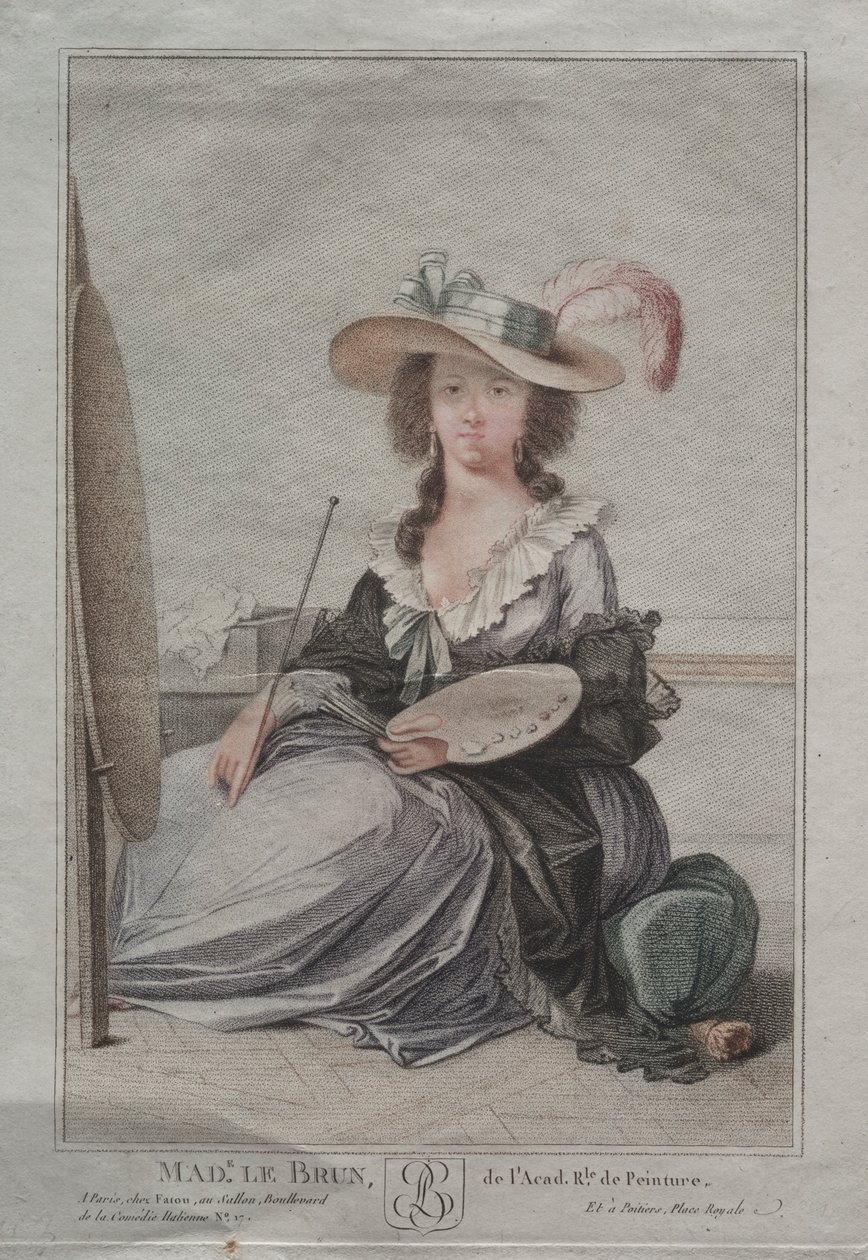 Senhora Vigée Lebrun, c. 1800. de Unbekannt