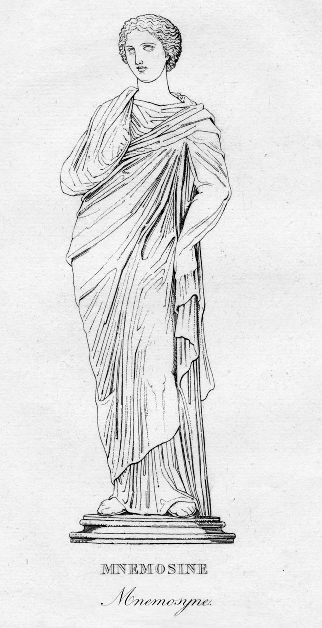 Mnemosine Mnemosine, c1850 de Unbekannt