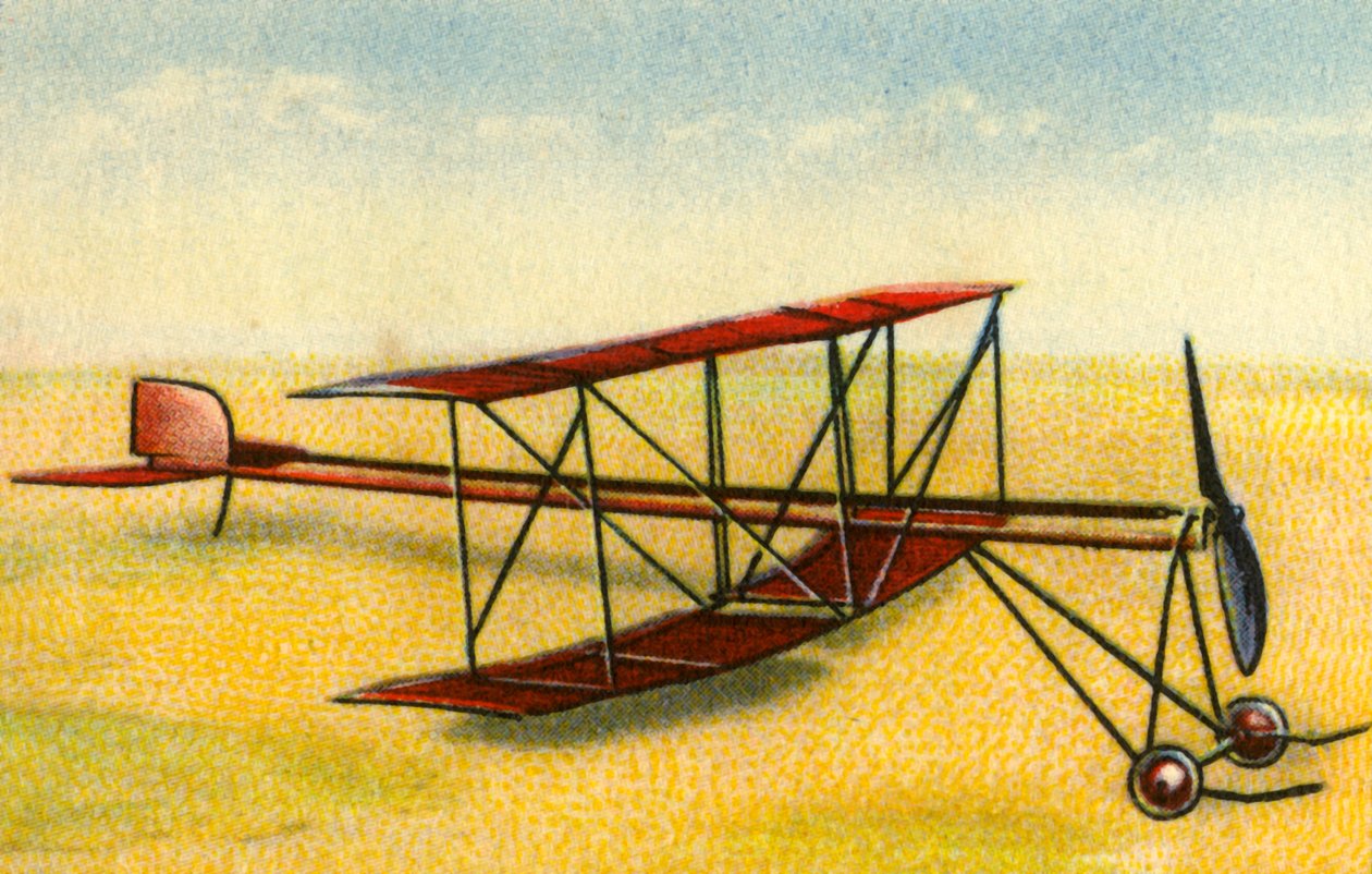 Modelo biplano, 1932. de Unbekannt