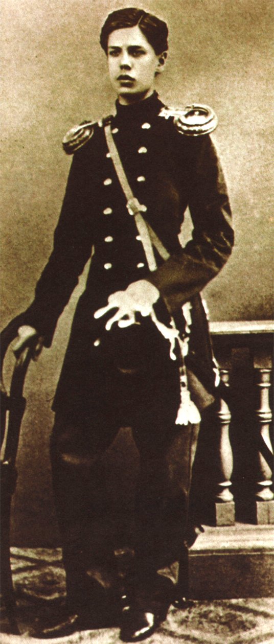 Modest Mussorgsky, compositor russo, quando jovem, no final da década de 1850 de Unbekannt