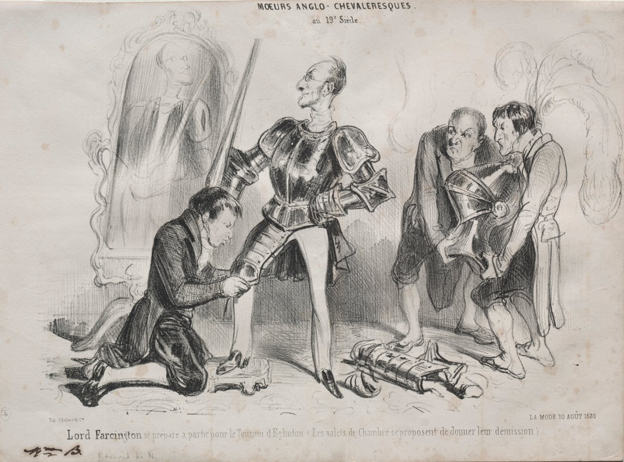 Maneiras anglo-cavalheirescas, 1839. de Unbekannt