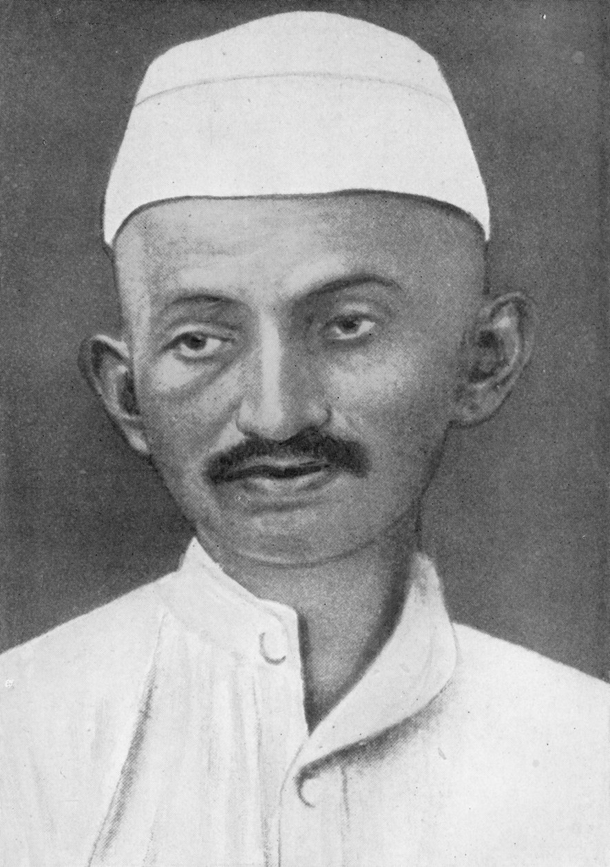 Mohandas Karamchand Gandhi 1869-1948, líder nacionalista indiano, 1926 de Unbekannt