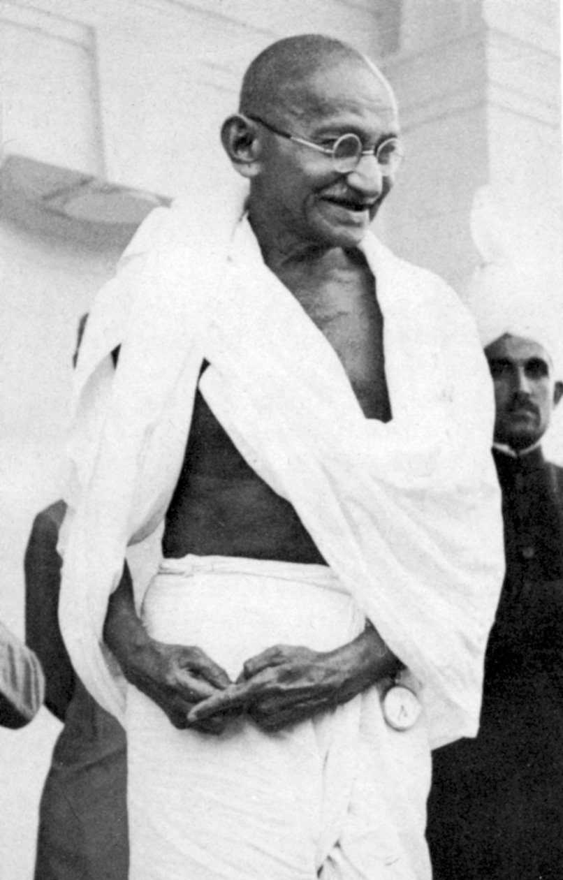 Mohondas Karamchand Gandhi 1869-1948, líder nacionalista indiano de Unbekannt
