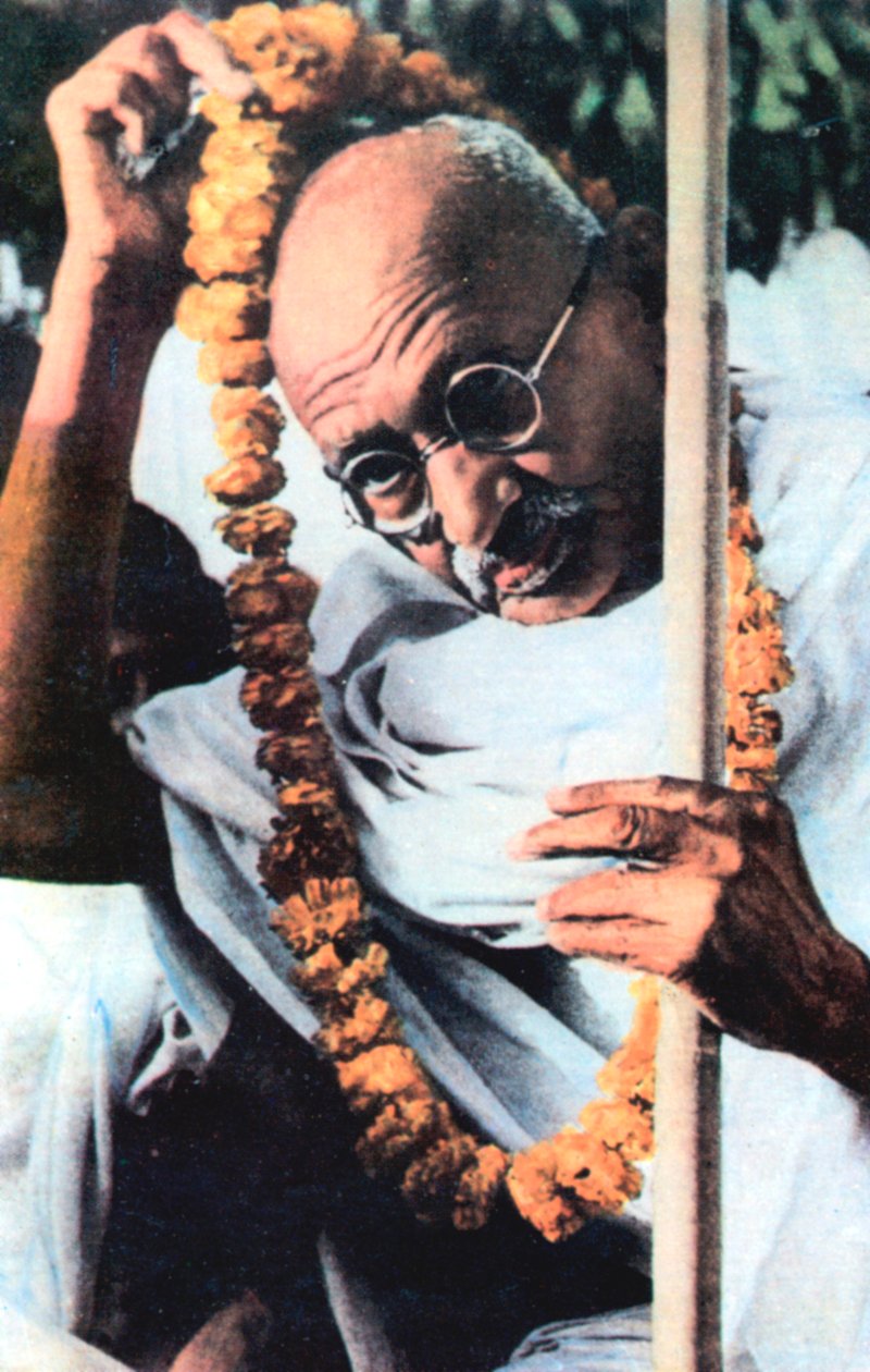 Mohondas Karamchand Gandhi 1869-1948, líder nacionalista indiano de Unbekannt