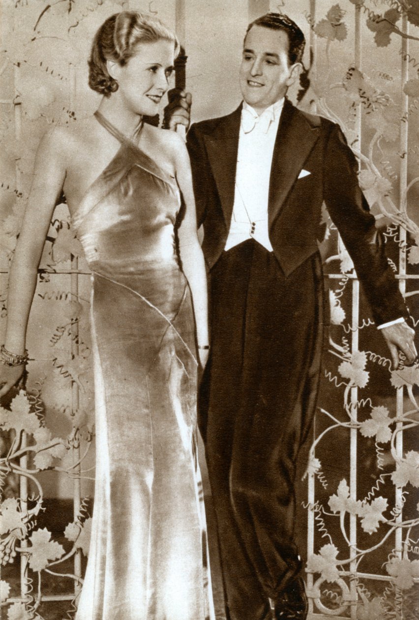 Molly Lamont e Gene Gerrard, atores, 1933 de Unbekannt