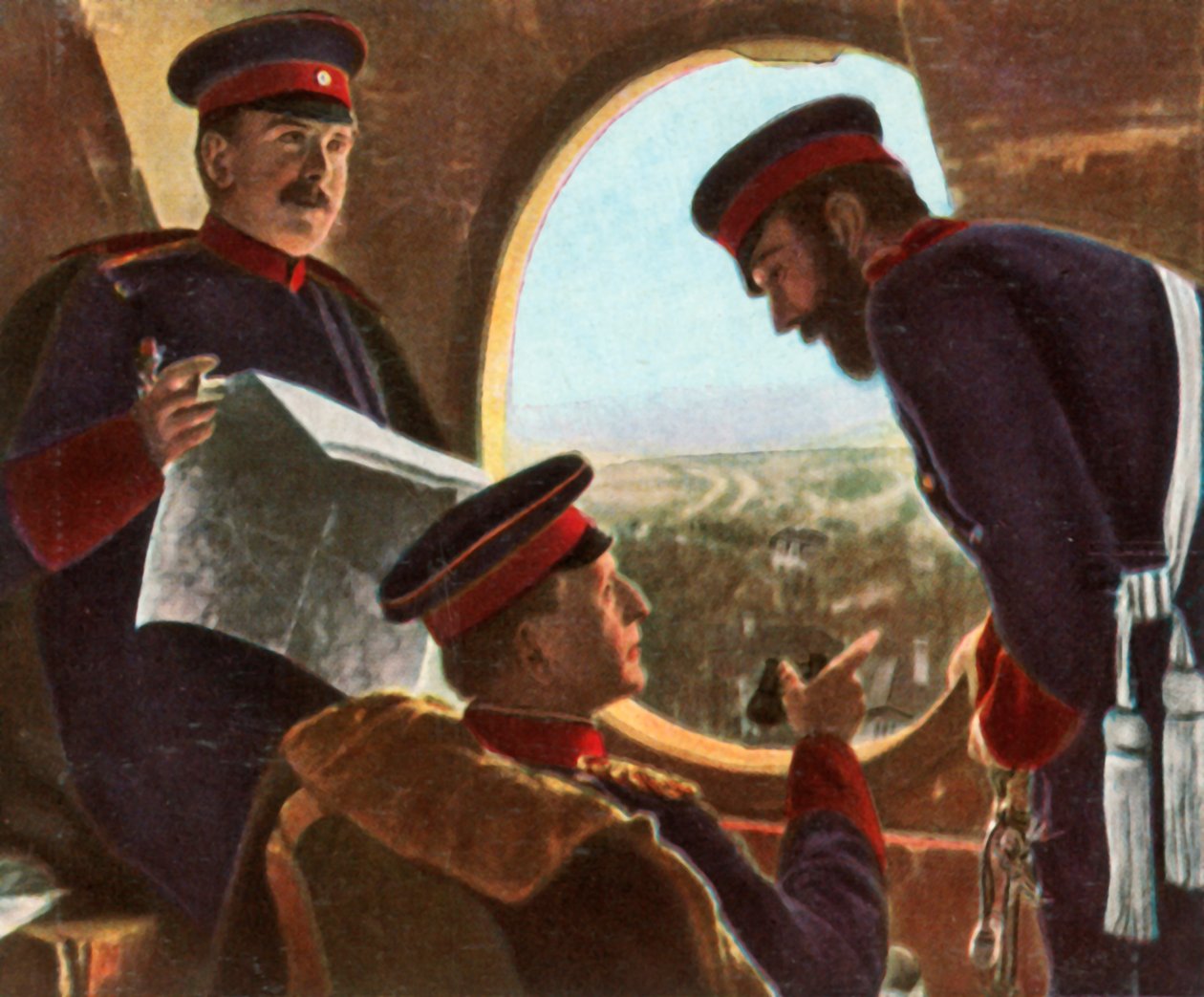 Moltke em Paris, setembro de 1870, 1936. de Unbekannt