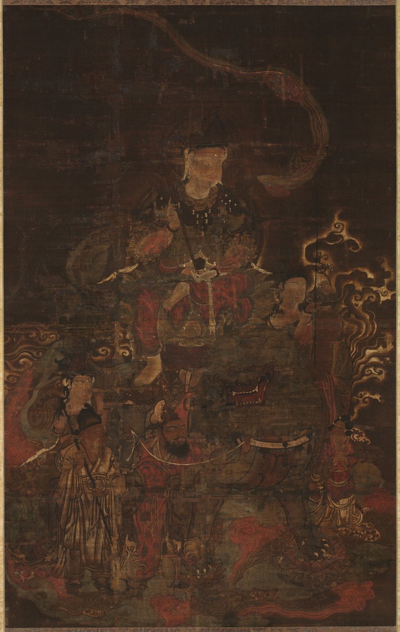 Monju e Atendentes, 1200s. de Unbekannt