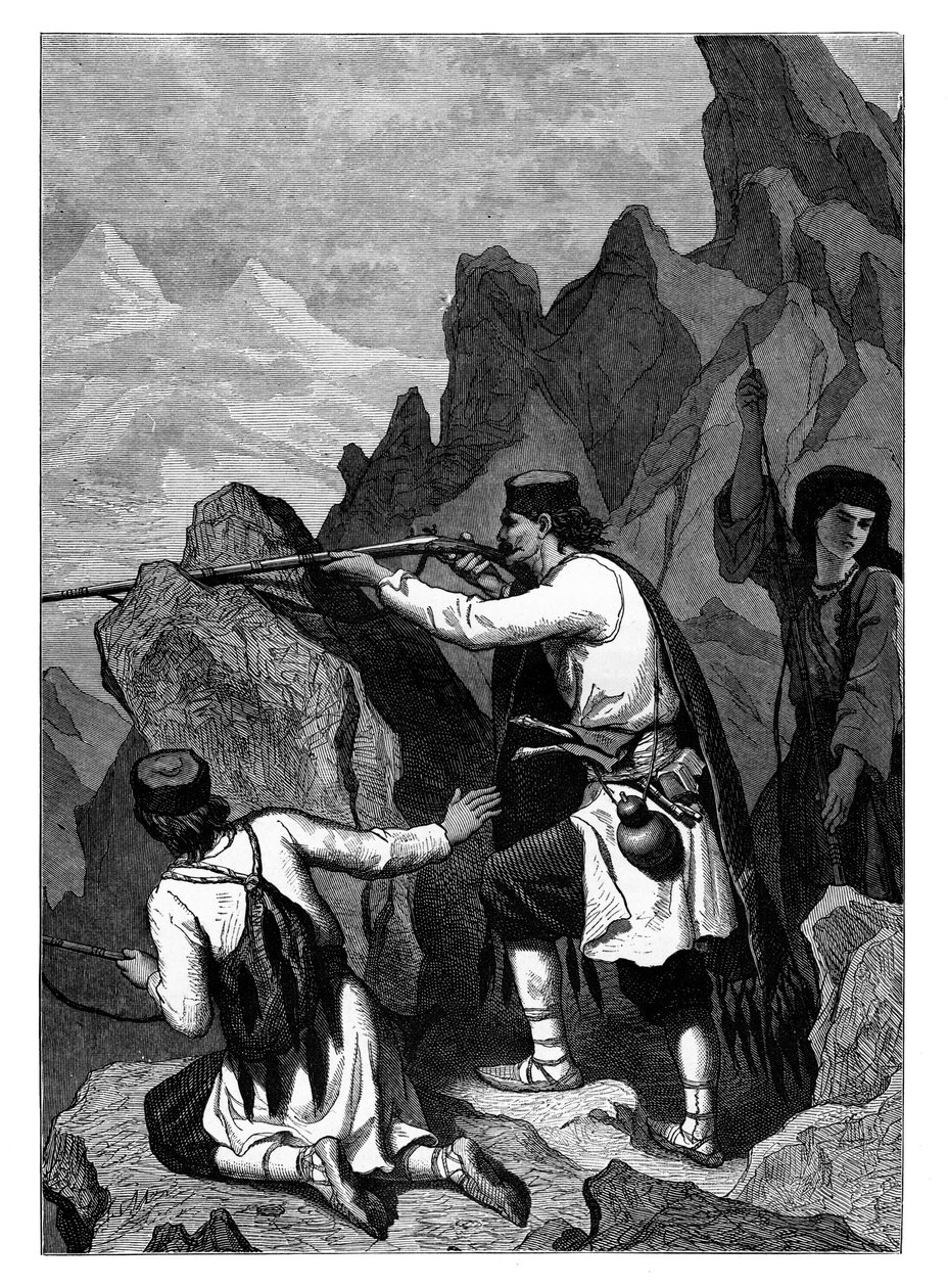 Montenegrinos, c1890 de Unbekannt