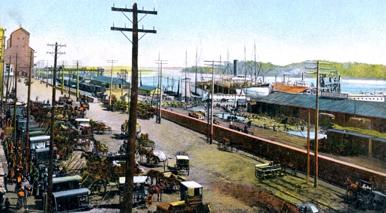 Porto de Montreal, Montreal, Canadá, c1900s de Unbekannt