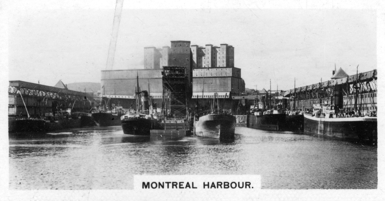 Porto de Montreal, Quebec, Canadá, c1920s de Unbekannt