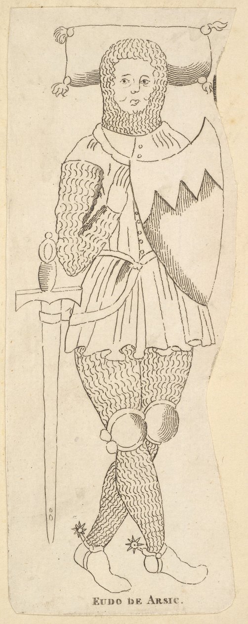 Monumento de Eudo de Arsie, c. 1790 de Unbekannt