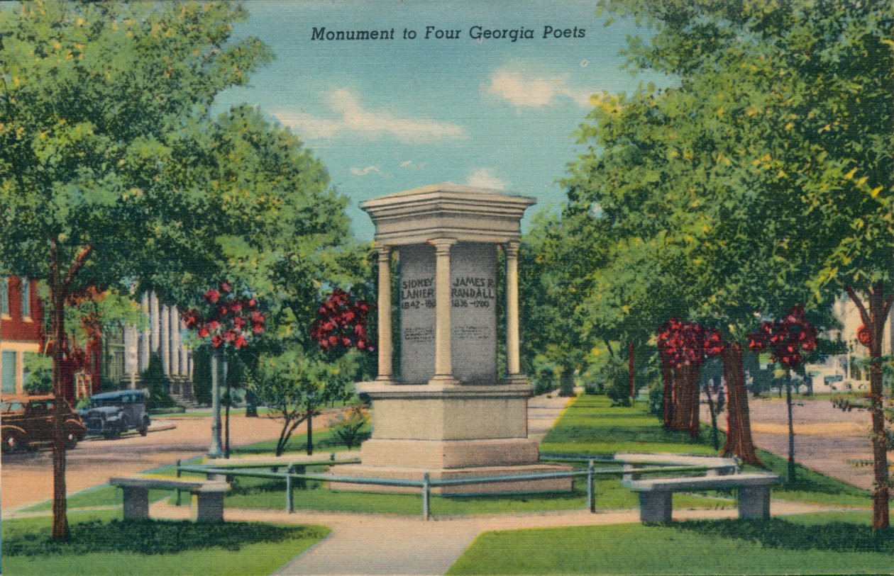 Monumento aos quatro poetas da Geórgia, 1943 de Unbekannt