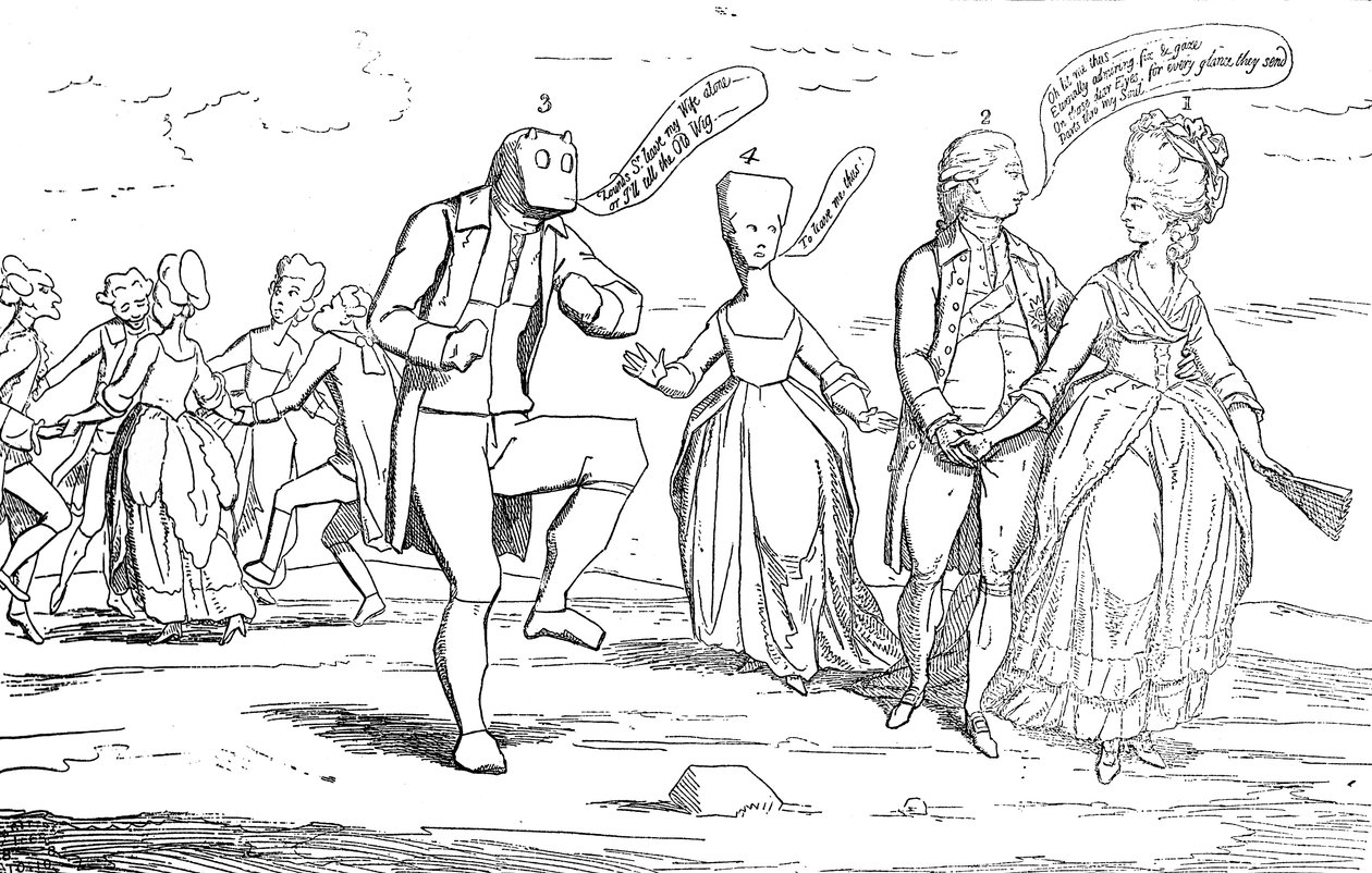 Monumentos descobertos recentemente na planície de Salisbury, 1782 de Unbekannt
