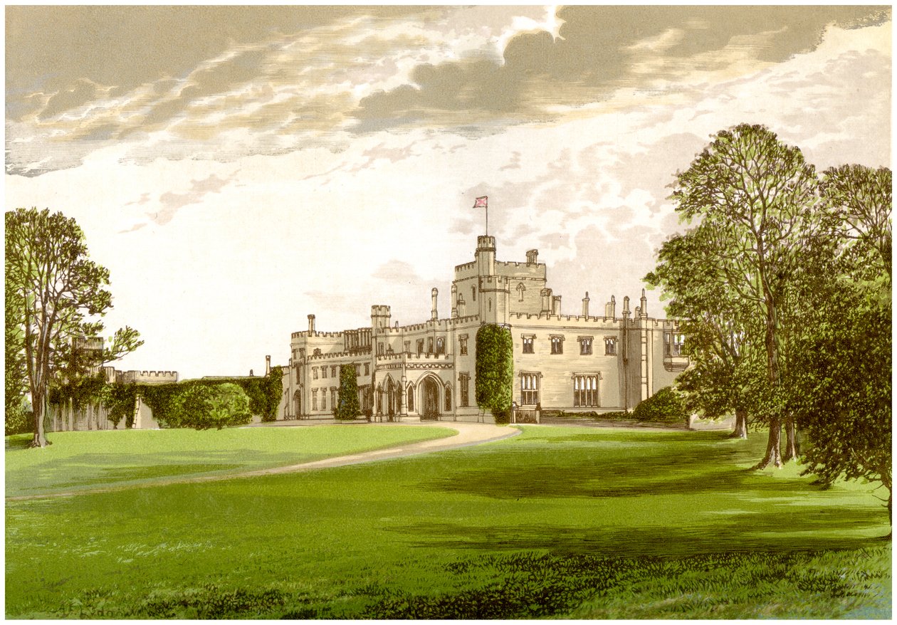 Moreton Hall, Cheshire, casa da família Ackers, c1880 de Unbekannt