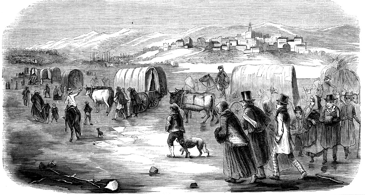 Mórmons na caminhada de Illinois a Utah, 1846 1853 de Unbekannt