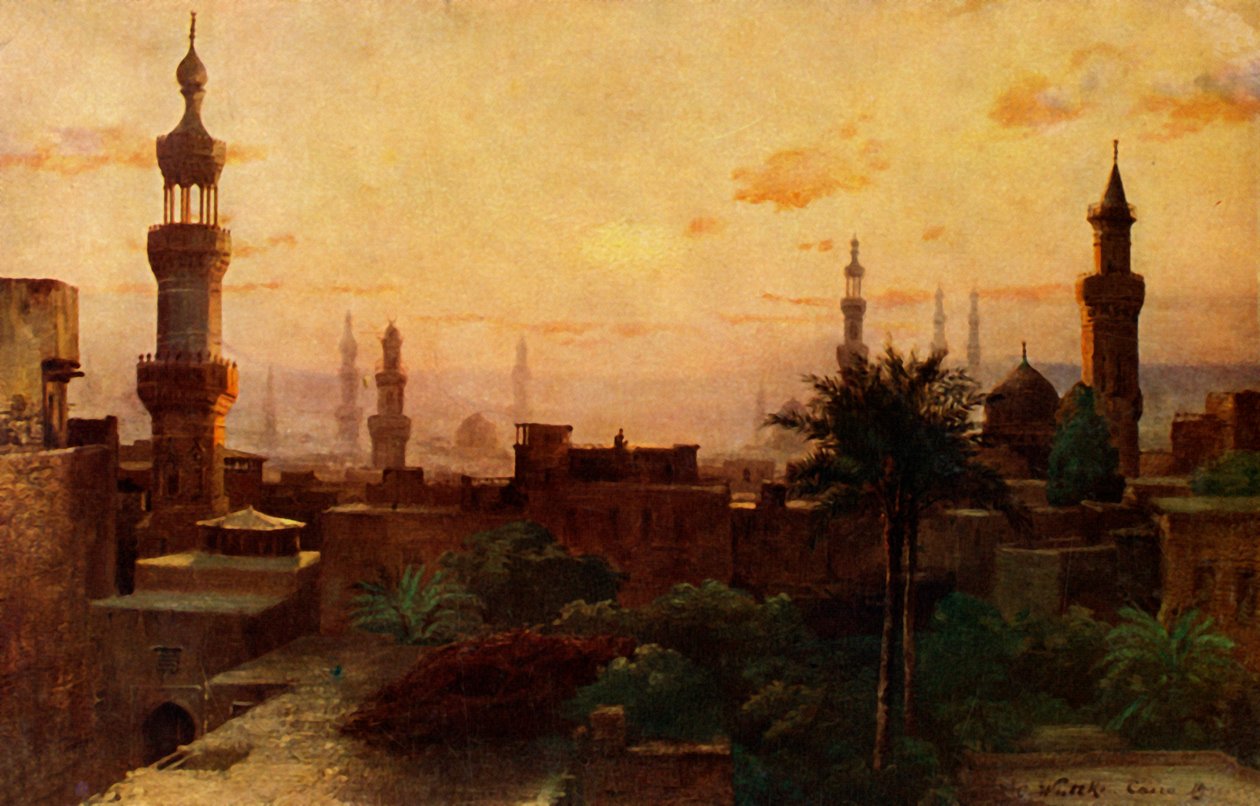 Manhã no Cairo, c1918-c1939. de Unbekannt