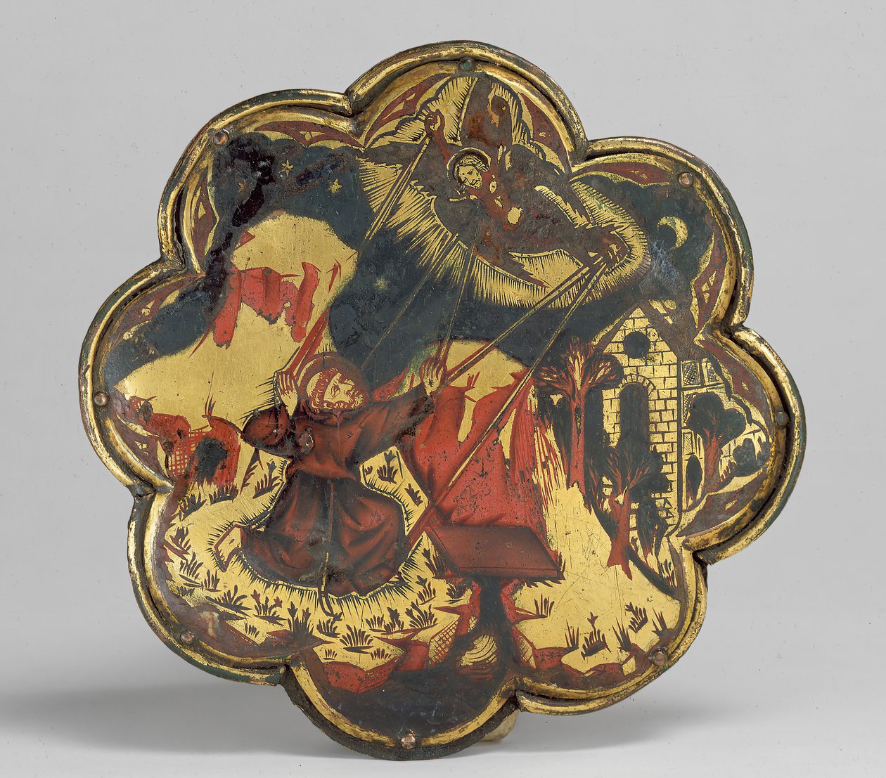 Morse com São Francisco de Assis Recebendo os Estigmas, italiano, ca. 1300-1350. de Unbekannt