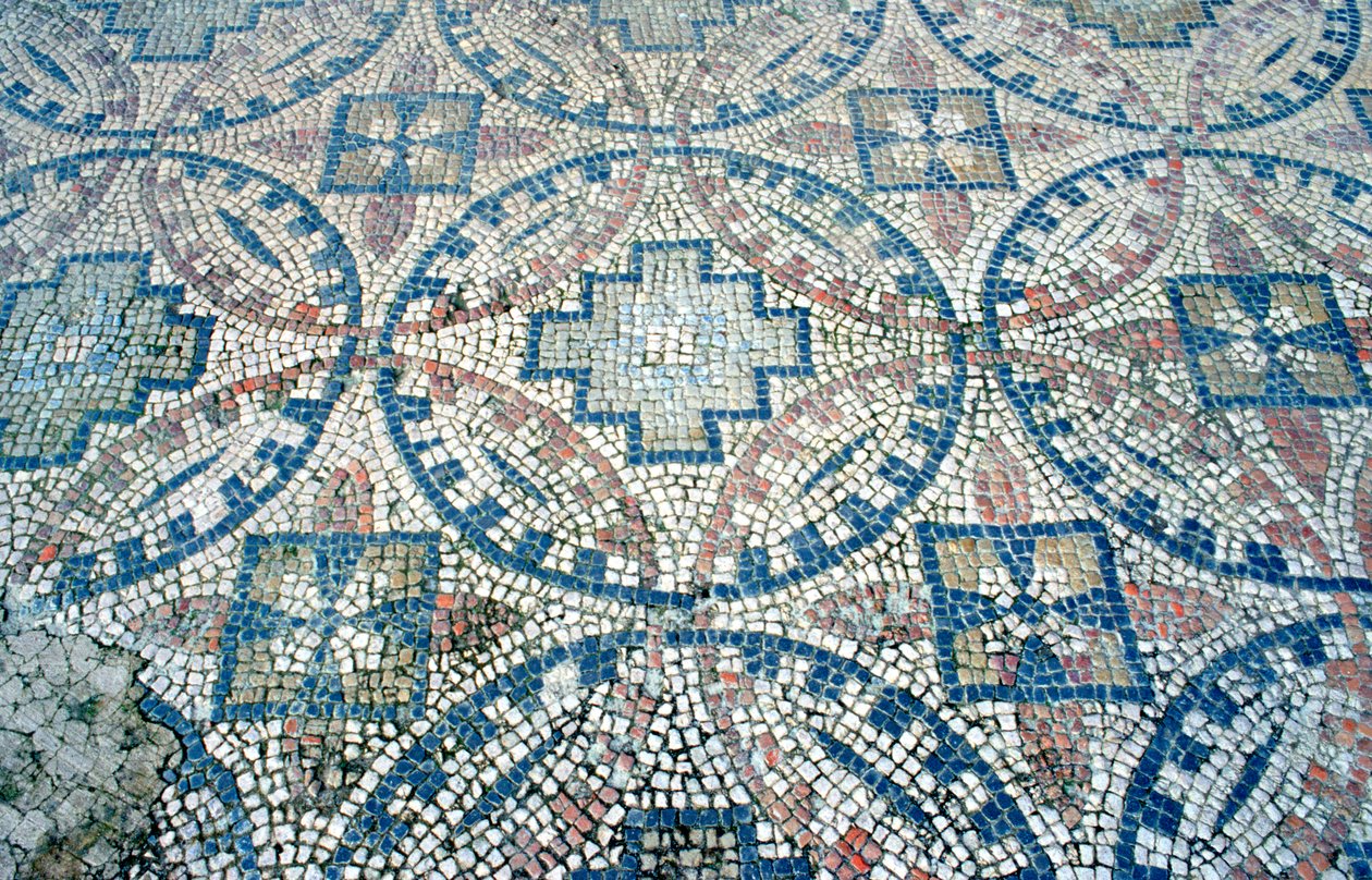 Mosaico de uma villa romana, Montreal, Dordogne e Costa Atlântica, França de Unbekannt
