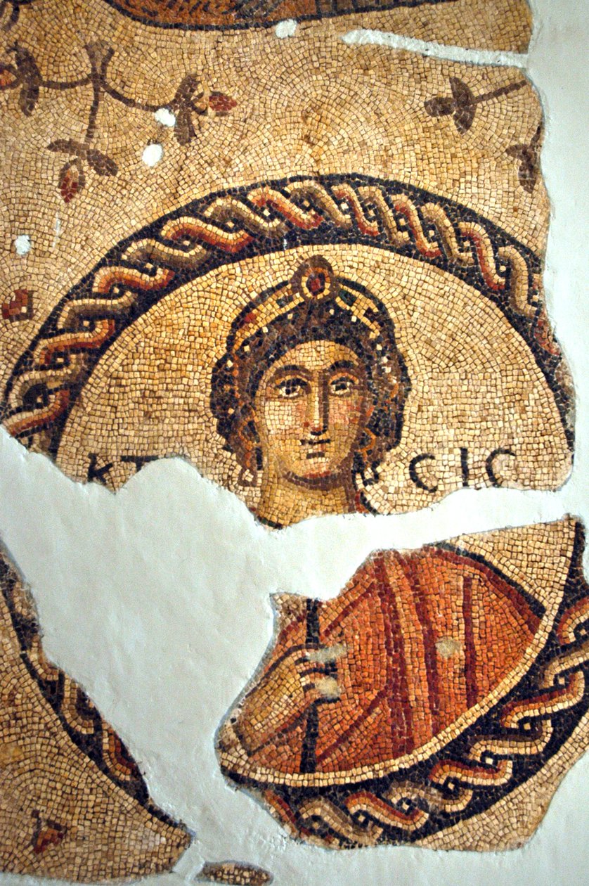 Mosaico de Ktisis de Antakya, Turquia de Unbekannt