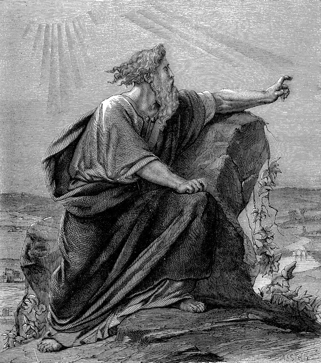Moisés, profeta do Antigo Testamento, c1860. de Unbekannt