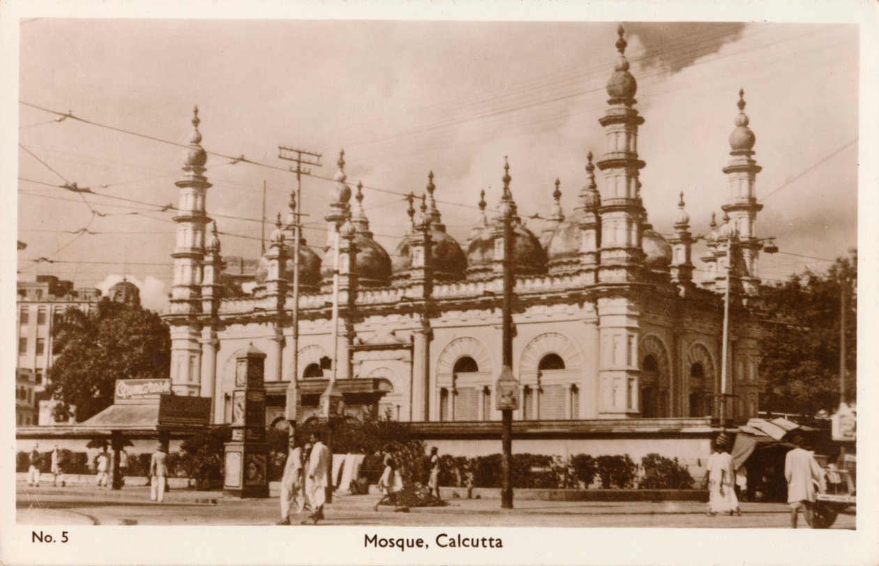 Mesquita - Calcutá, c1900 de Unbekannt