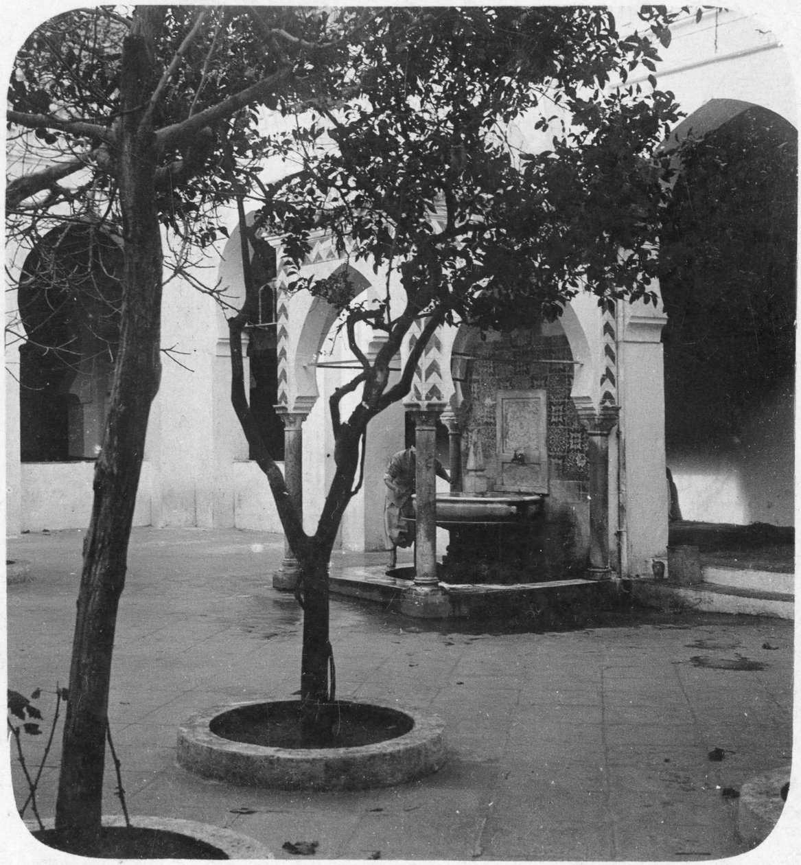 Fonte da mesquita, Argel, Argélia, final do século XIX ou início do século XX de Unbekannt