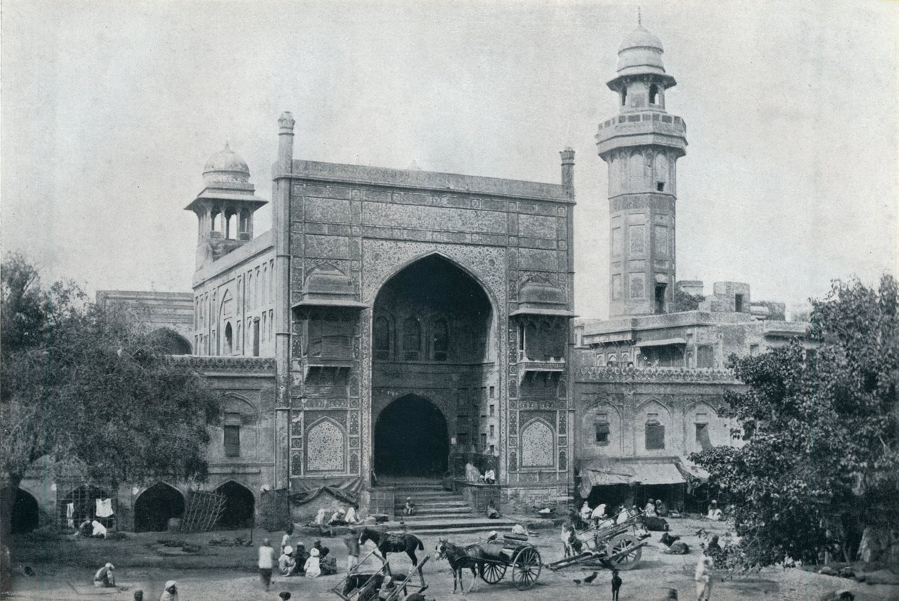 Mesquita de Wazir Khan, Lahore, c1942 de Unbekannt