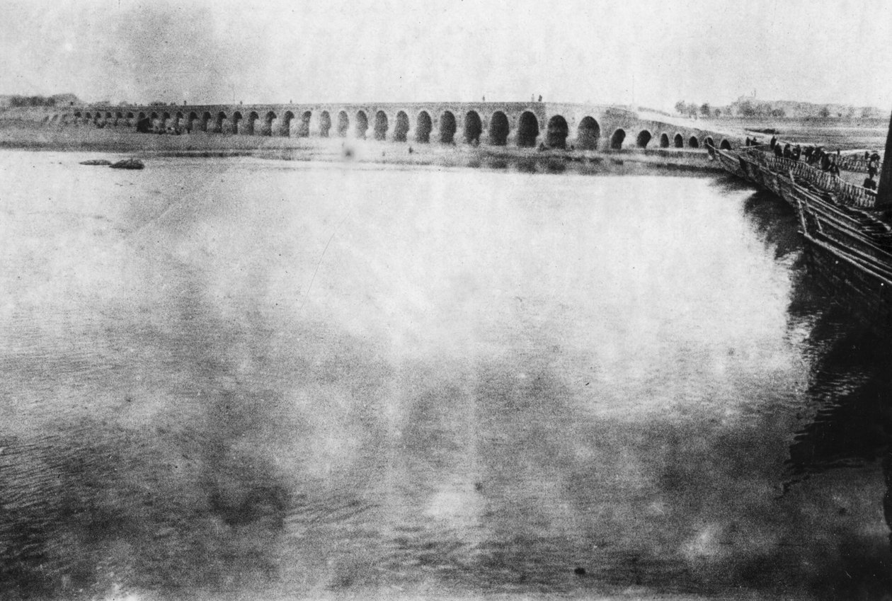 Ponte Mosul, Mesopotâmia, Primeira Guerra Mundial, 1918 de Unbekannt