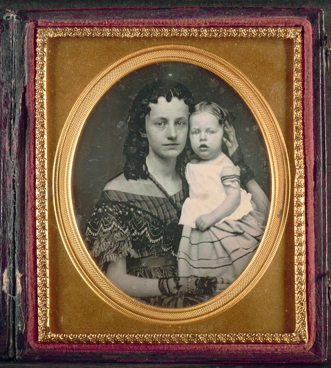 Mãe e Filho, c. 1855 de Unbekannt