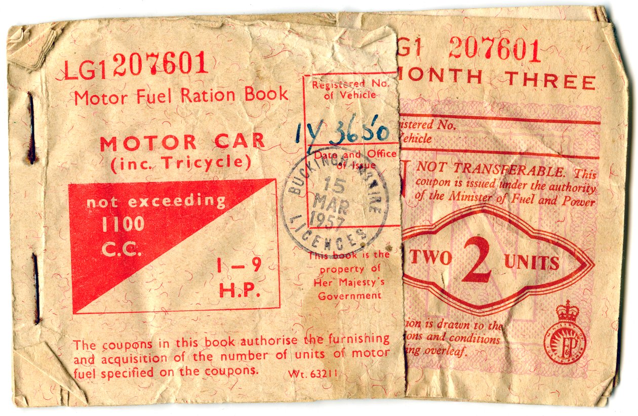 Livro de rações para motores, 1957 de Unbekannt