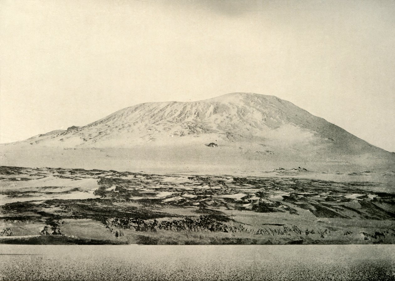Monte Erebus ... A Velha Cratera à Esquerda, c1908, 1909. de Unbekannt