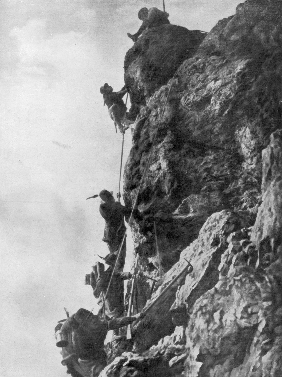 Monte Nero, planalto cársico, Segunda Batalha de Isonzo, Primeira Guerra Mundial, 1915 de Unbekannt