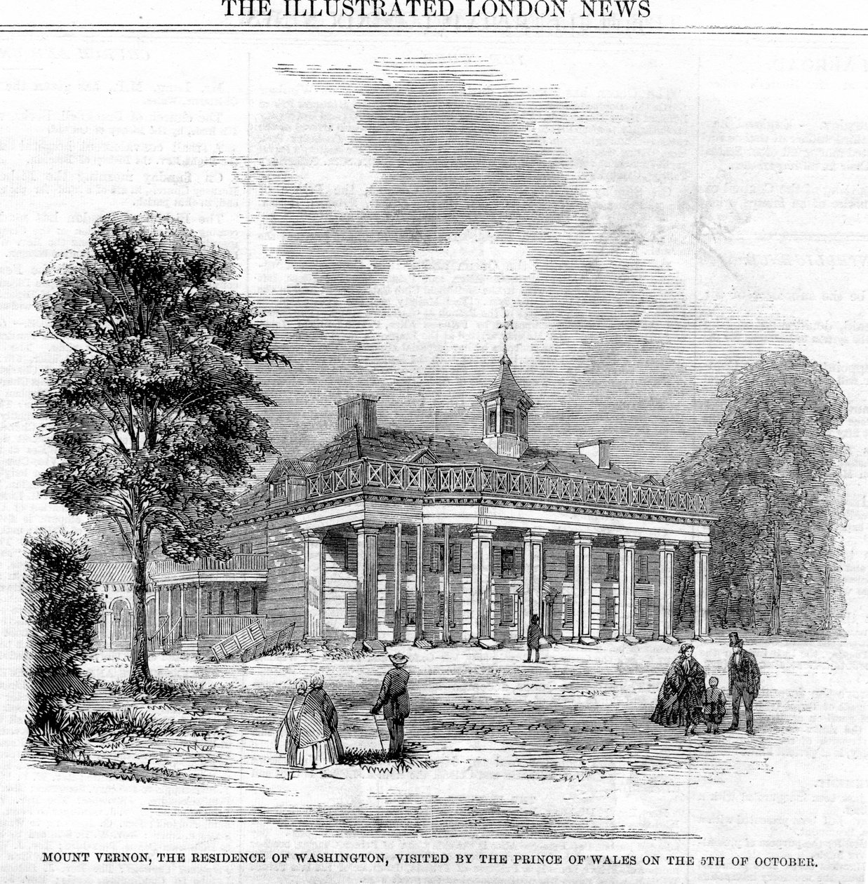 Mount Vernon, a Residência de Washington, século XIX de Unbekannt