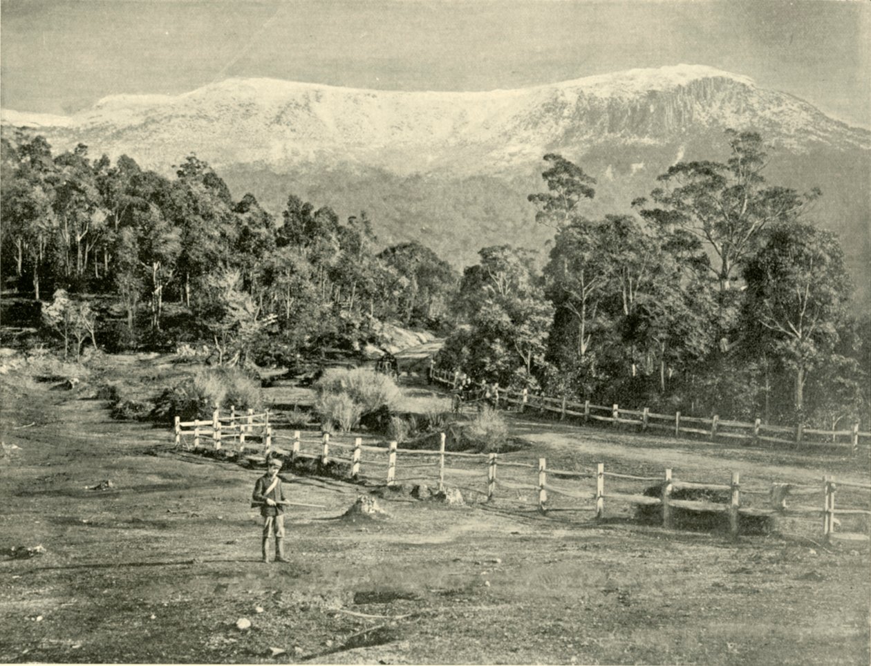 Monte Wellington, da Huon Road, 1901. de Unbekannt
