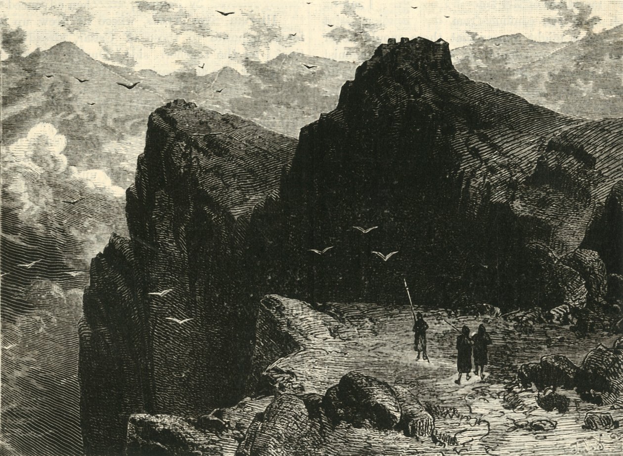 Cena da montanha em Epiro, 1890. de Unbekannt