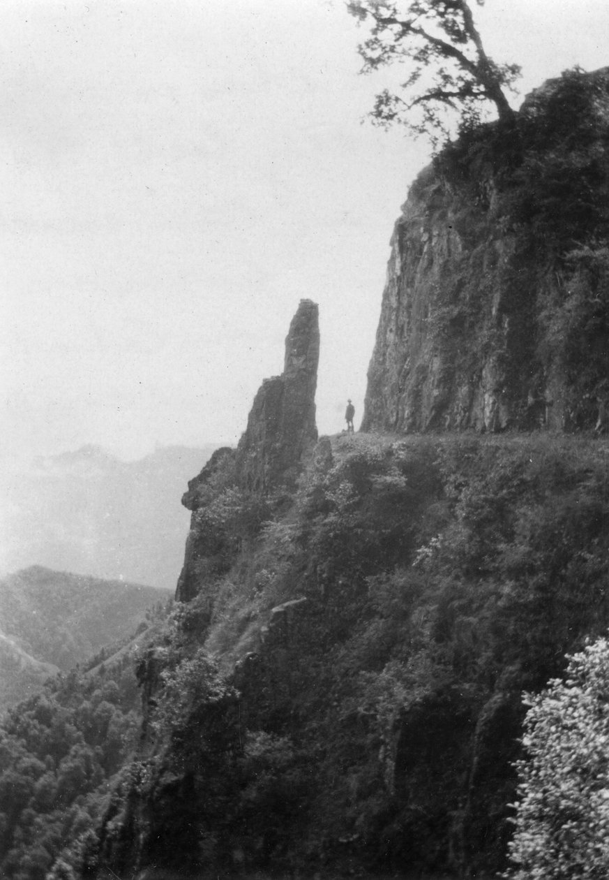 Montanhas entre kalsi e Chakrata, Índia, 1917 de Unbekannt