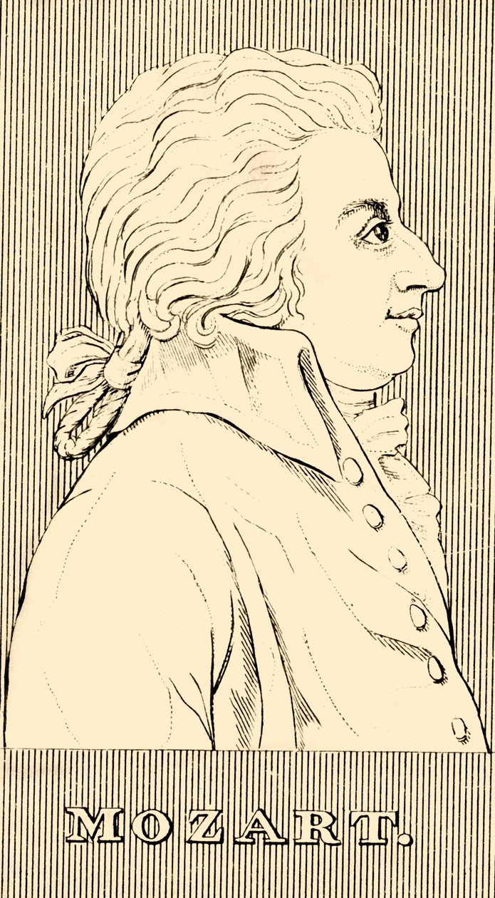 Mozart, 1756-1791, 1830. de Unbekannt