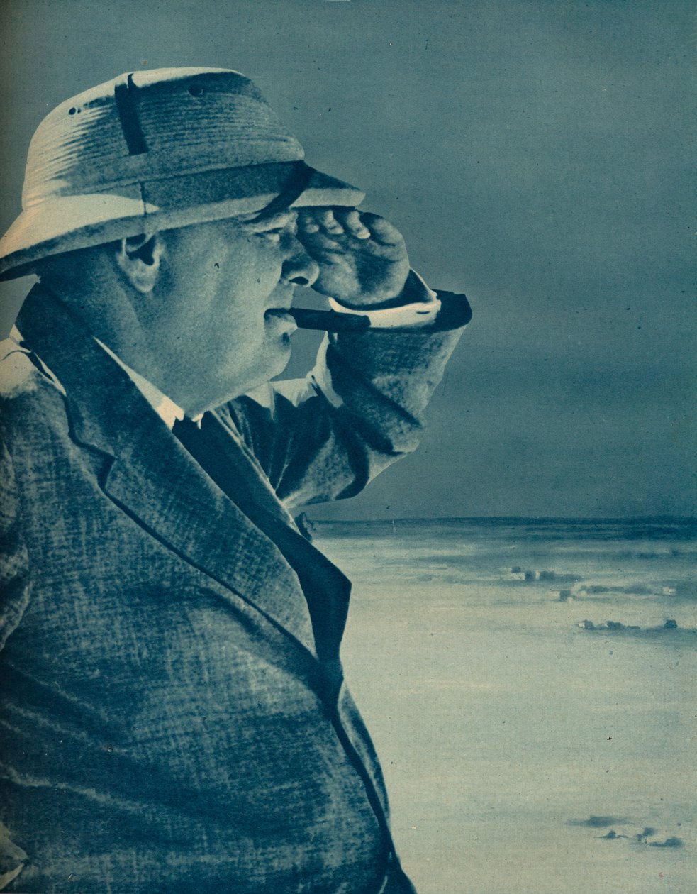 Churchill espia o inimigo, 1942. de Unbekannt