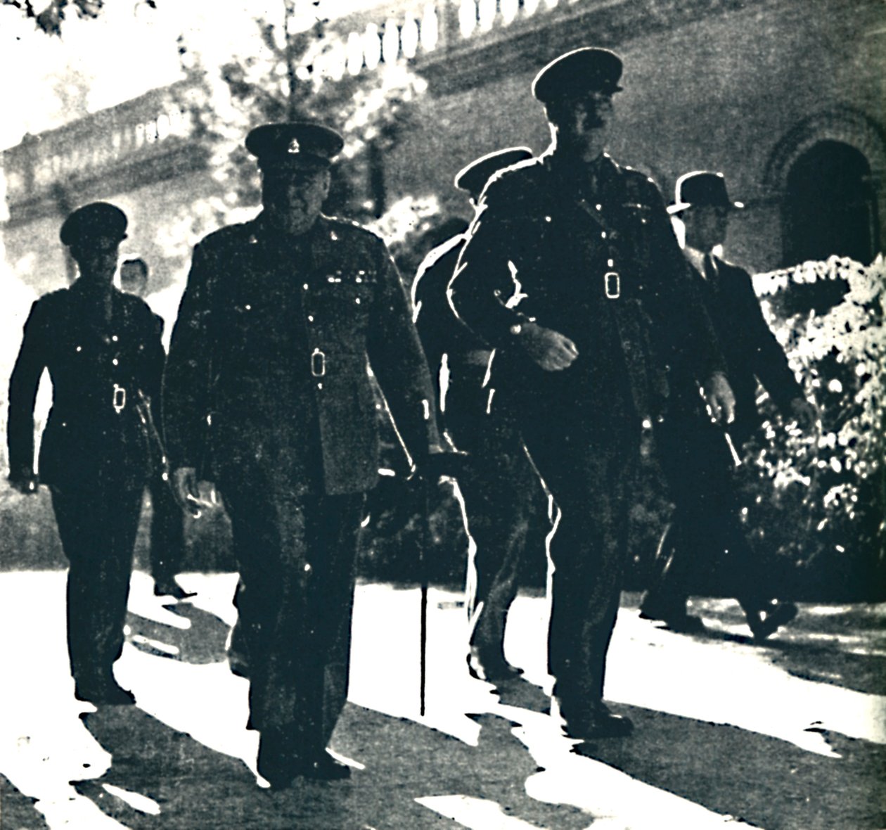 Churchill Visita Teerã, Pérsia, 1 de dezembro de 1943, 1945. de Unbekannt