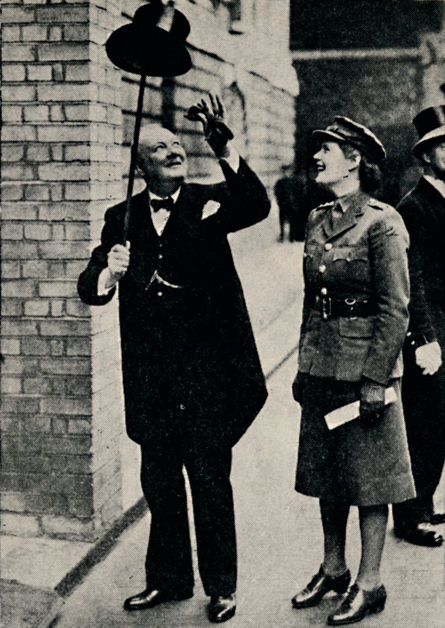 Sr. Churchill em um modo alegre, 1940, 1945. de Unbekannt