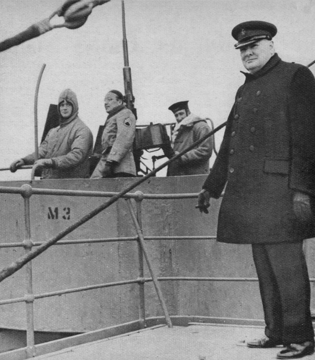 Sr. Churchill com uma tripulação britânica e americana, 1943-44 de Unbekannt
