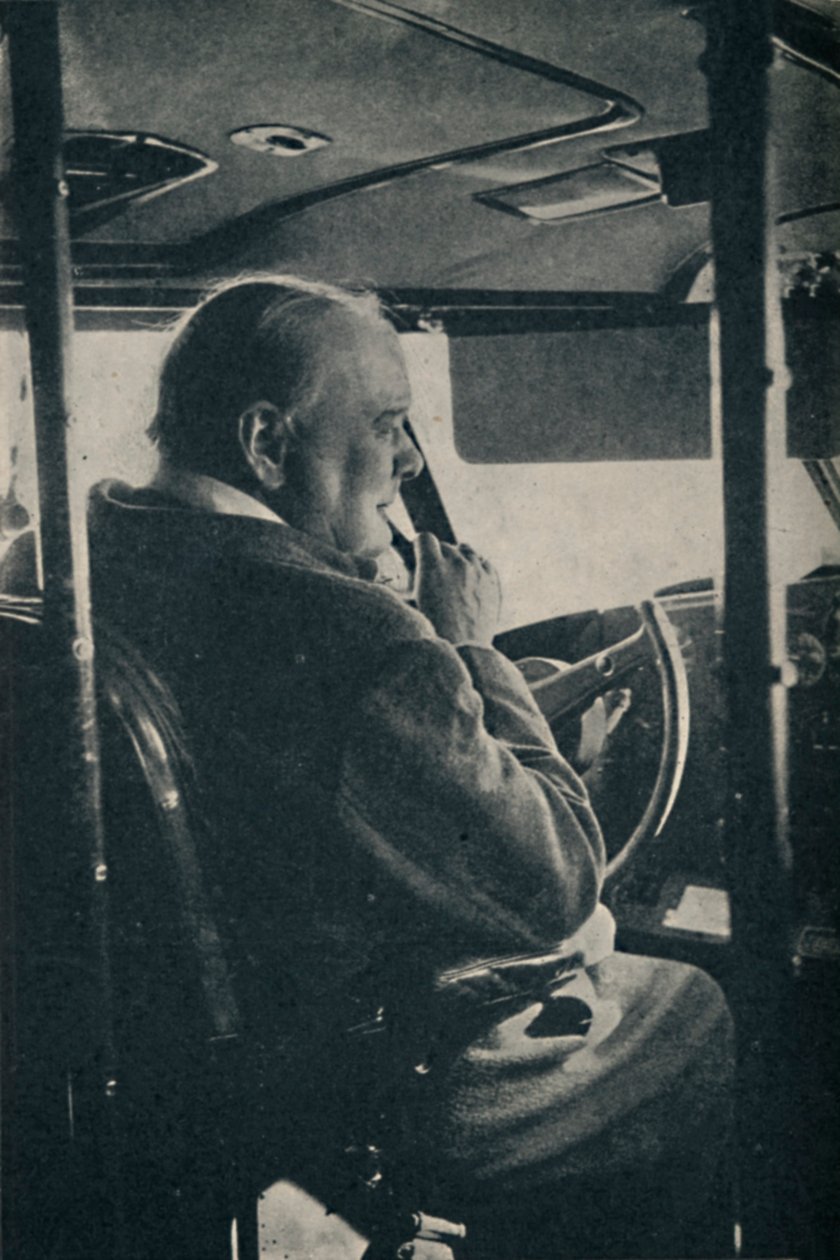Sr. Churchill com a RAF - aos comandos do barco voador Berwick, 1942, 1945. de Unbekannt