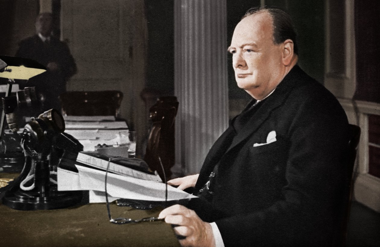 Churchills VE Day Broadcast, 1945 1955 de Unbekannt
