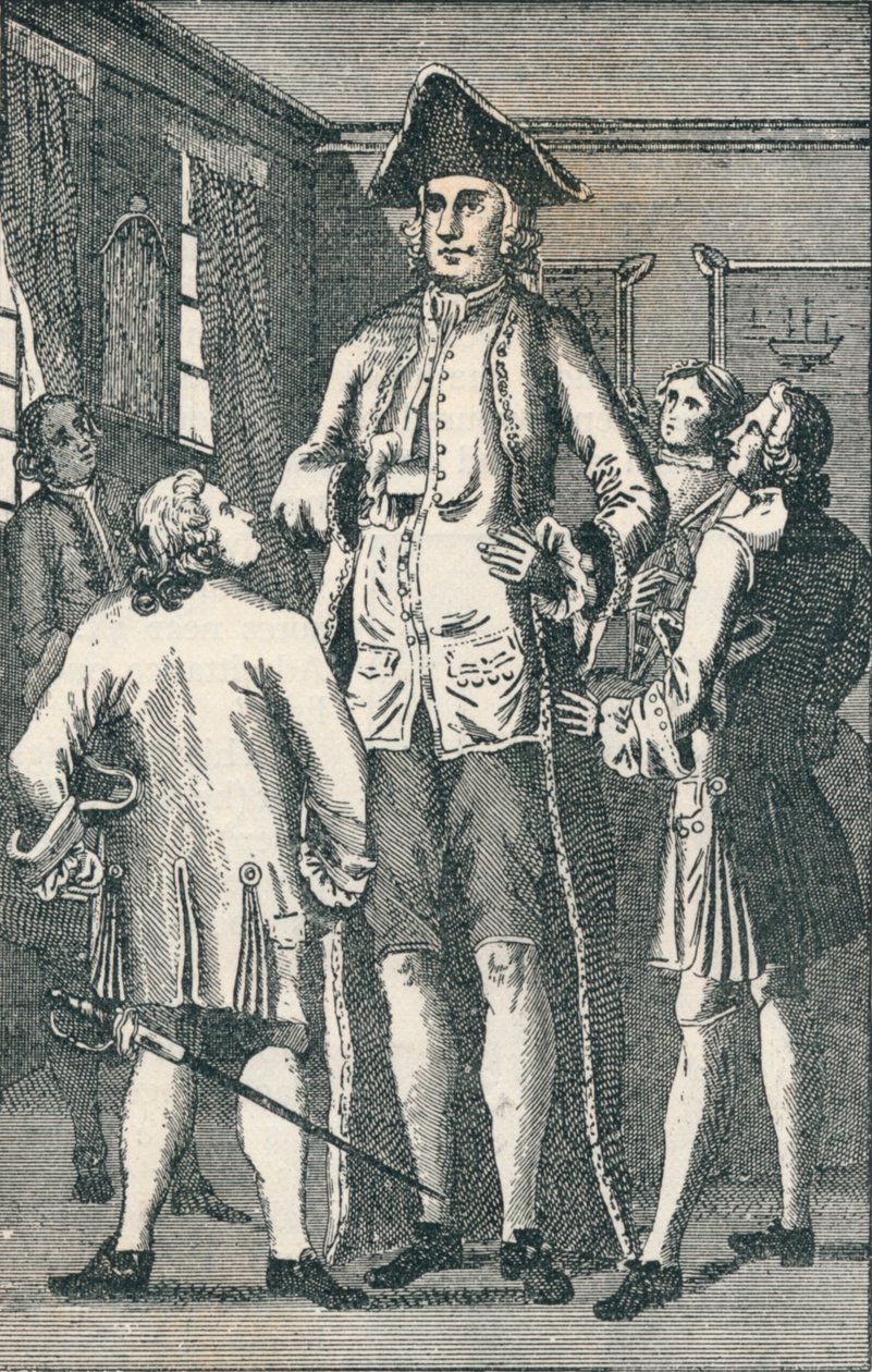 Henry Blacker, o Gigante Britânico, c1750, 1894 de Unbekannt