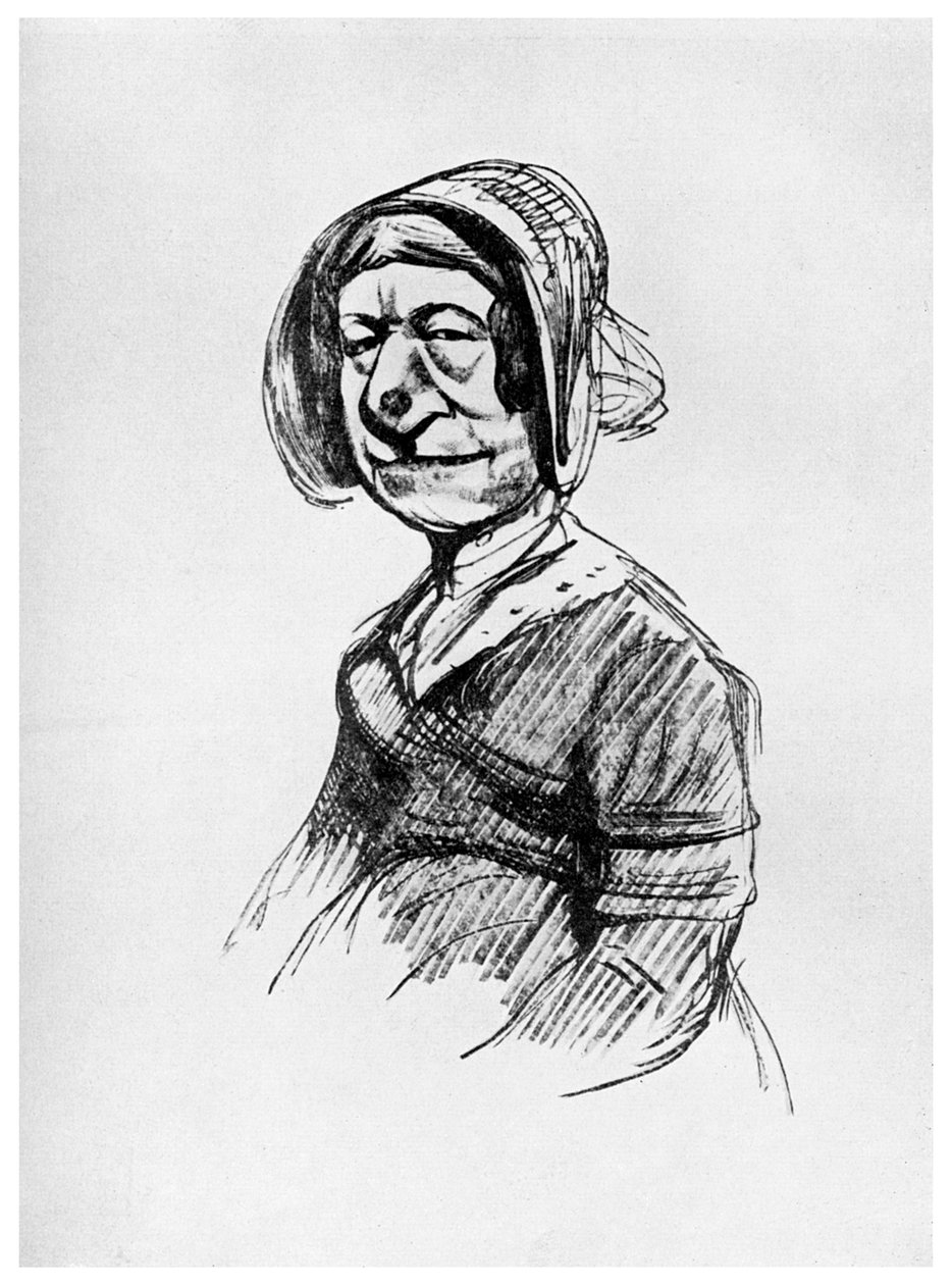 Mrs Grundy: retrato de um londrino, século XIX 1956 de Unbekannt